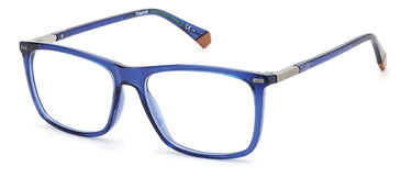 Premium Men Polaroid Eyeglasses: PLD D430 - Blue - SpecSMART Eye Clinic (Diagonal View)